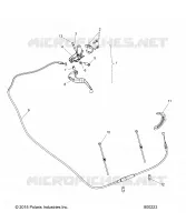 CONTROLS, LEVIER D'EMBRAYAGE ASM. AND CABLE