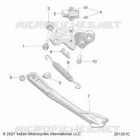 CHASSIS, SIDE STAND