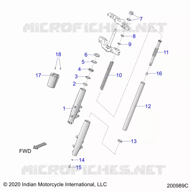 SUSPENSION AVANT FORKS