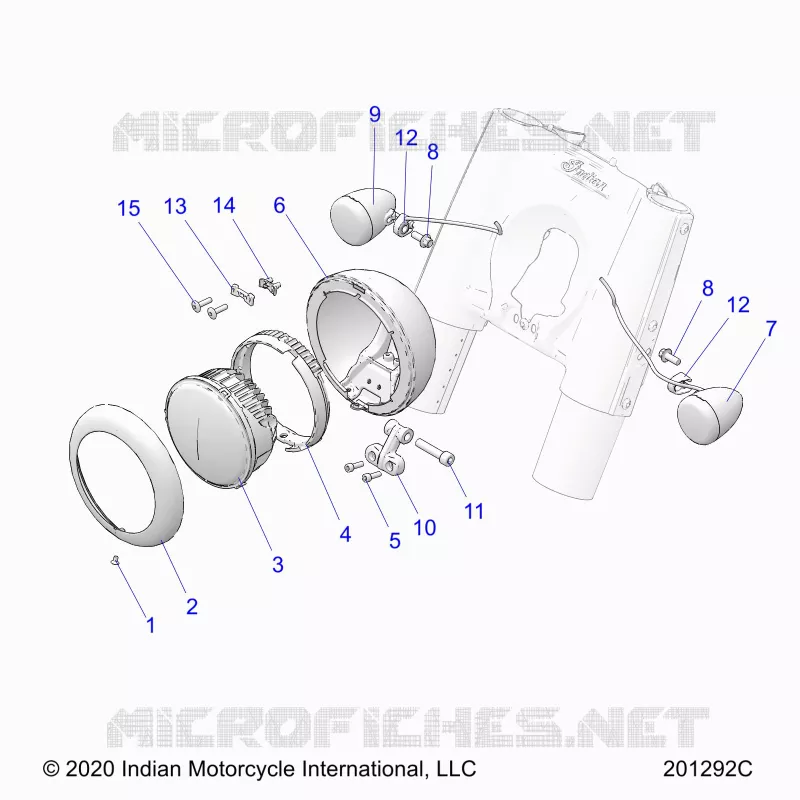 ELECTRICITE, FRONT LIGHTING AND TURN SIGNALS