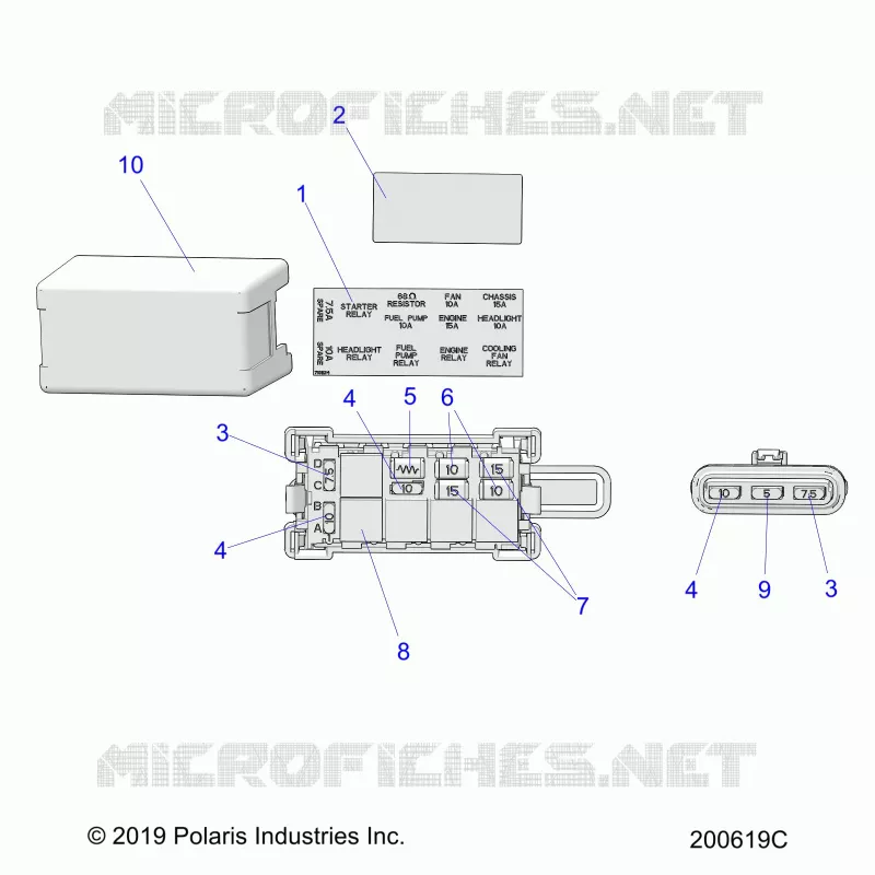 ELECTRICITE, FUSE BLOCK