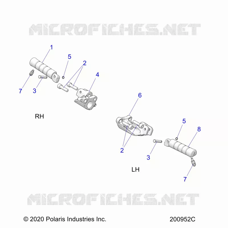 CHASSIS, FOOTPEGS