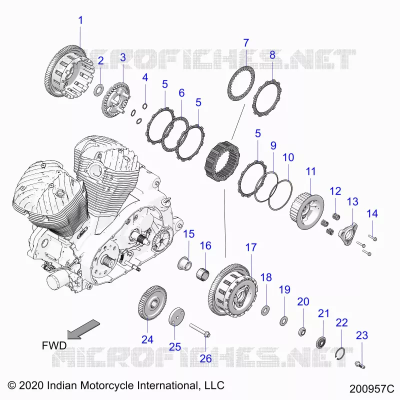 SYSTÃˆME DE TRANSMISSION, CLUTCH AND PRIMARY DRIVE