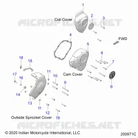 COUVERLCES MOTEUR DROITS