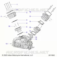 ENGINE, CYLINDER AND CULASSE MNTG.