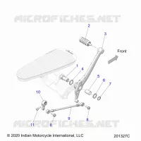 SYSTÃˆME DE TRANSMISSION, SHIFT PEDAL AND SHIFT LINKAGE