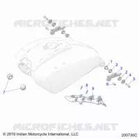 SYSTÃˆME D'ALIMENTATION, FUEL TANK MOUNTING