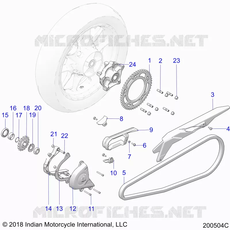 SYSTÃˆME DE TRANSMISSION, SPROCKETS, GUARDS AND CHAIN