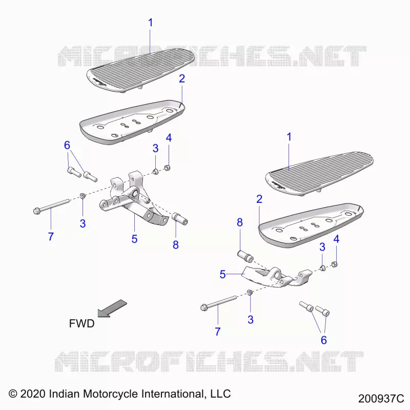 CHASSIS, FLOORBOARD, DRIVER
