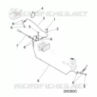 FREINS, FREIN LINE, REAR, ABS