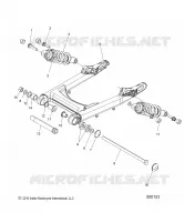SUSPENSION ARRIERE ASM., SWING ARM AND SHOCKS