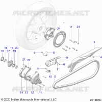 SYSTÃˆME DE TRANSMISSION, SPROCKETS, GUARDS AND CHAIN