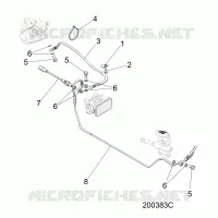 FREINS, FREIN LINE, REAR, ABS