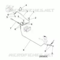 FREINS, FREIN LINE, REAR, ABS