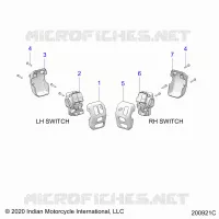 ELECTRICITE, SWITCH CONTROLS, LH/RH