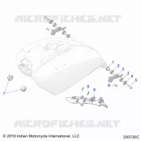 SYSTÃˆME D'ALIMENTATION, FUEL TANK MOUNTING