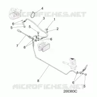 FREINS, FREIN LINE, REAR, ABS