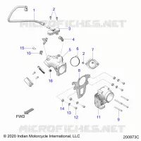 SYSTÃˆME D'ALIMENTATION, FUEL CLAM SHELL/THROTTLE BODY