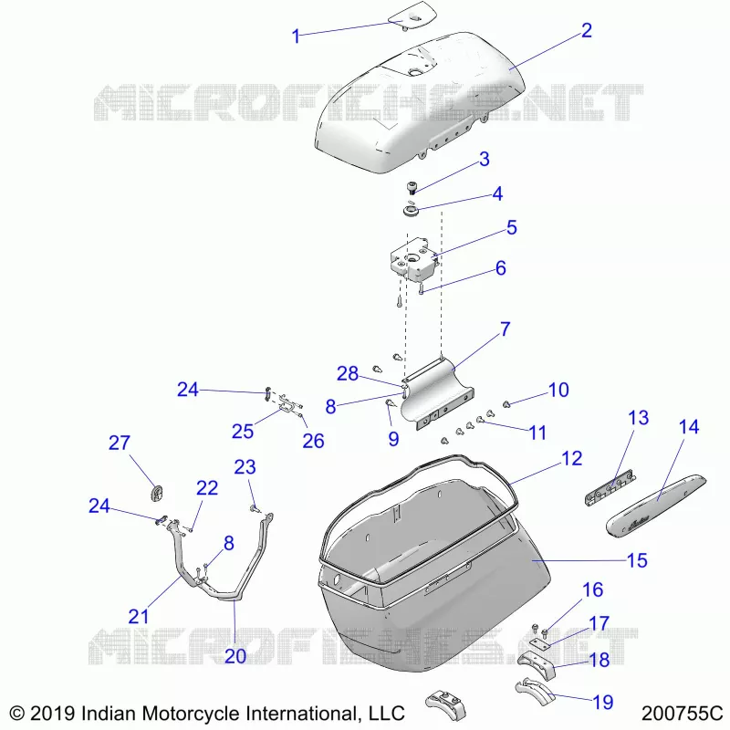 VALISE LATERALE ASM.