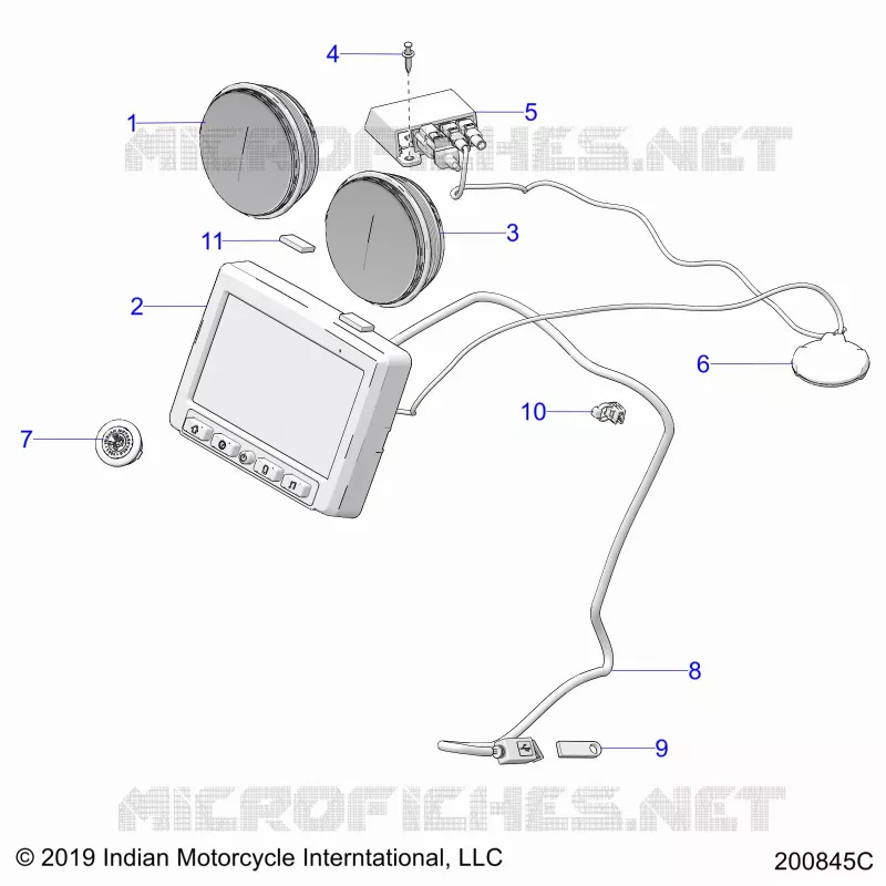 ELECTRICITE, INSTRUMENT CLUSTER
