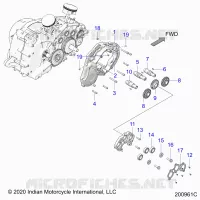 MOTEUR, CAM SHAFTS AND GEARS