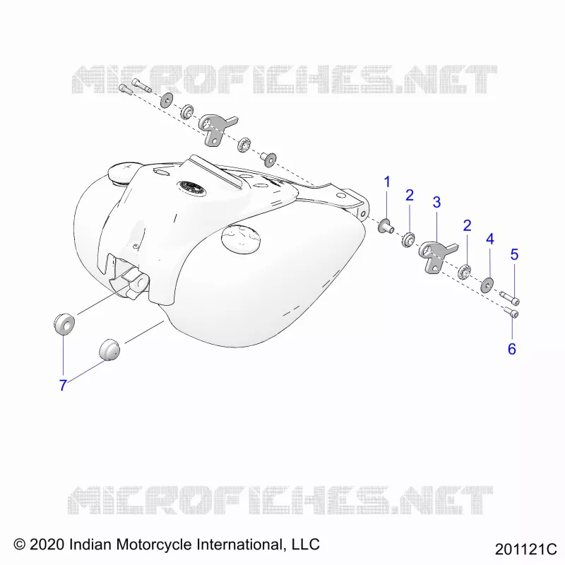 SYSTÃˆME D'ALIMENTATION, FUEL TANK MOUNTING