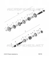SYSTÈME DE TRANSMISSION, INPUT/OUTPUT SHAFT ASM.