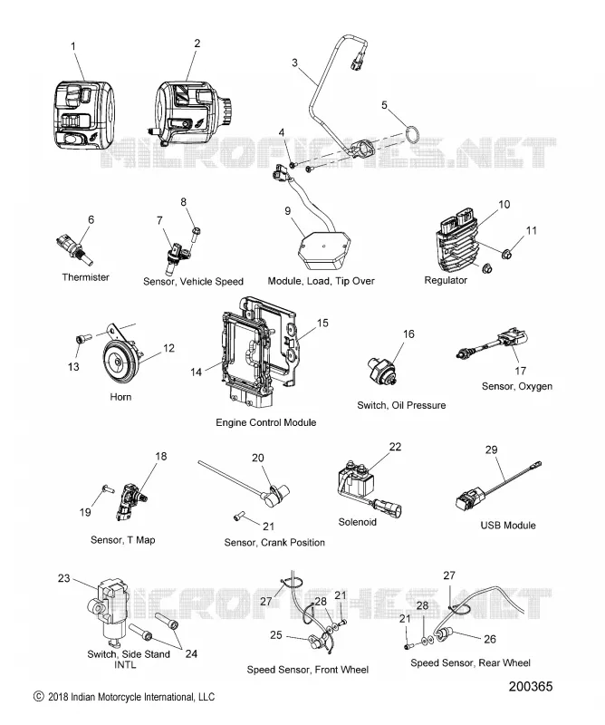 ELECTRICITE, COMPONENTS