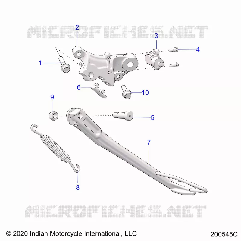 CHASSIS, SIDE STAND