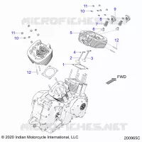 ENGINE, CULASSE ASM.