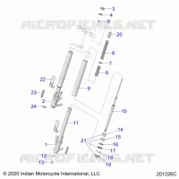 SUSPENSION AVANT FORKS