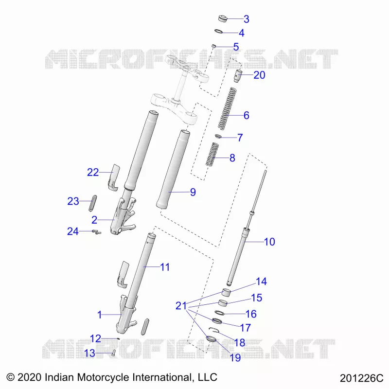 SUSPENSION AVANT FORKS