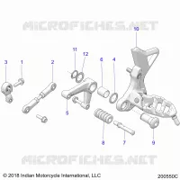 SYSTÃˆME DE TRANSMISSION, SHIFT PEDAL AND LINKAGE