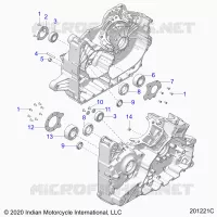 CARTERS MOTEUR BEARINGS