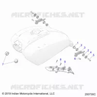 SYSTÃˆME D'ALIMENTATION, FUEL TANK MOUNTING