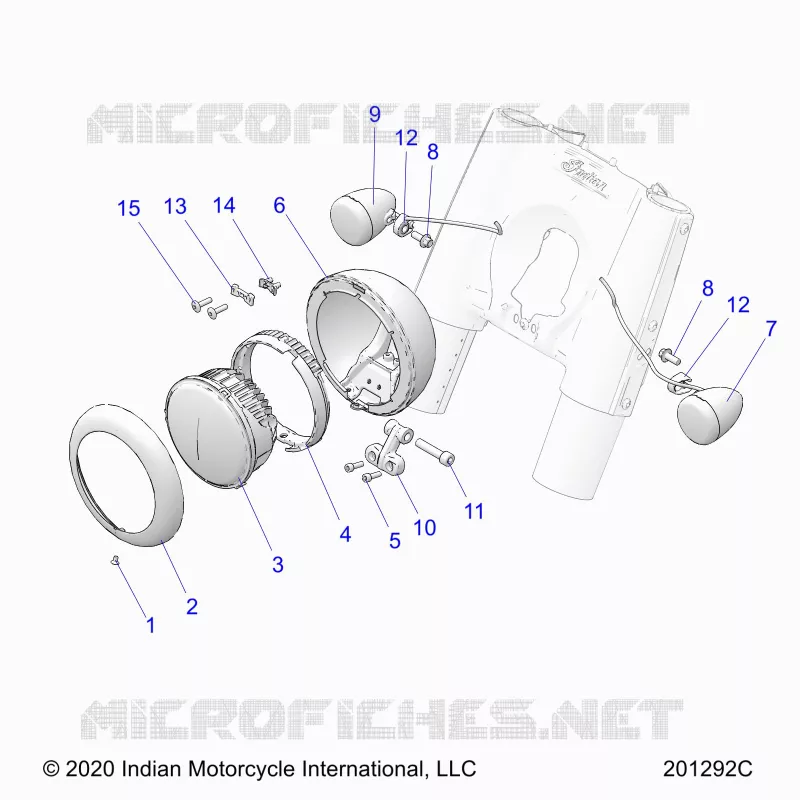 ELECTRICITE, FRONT LIGHTING AND TURN SIGNALS