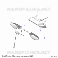 ELECTRICITE, REAR LIGHTING