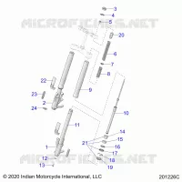 SUSPENSION AVANT FORKS