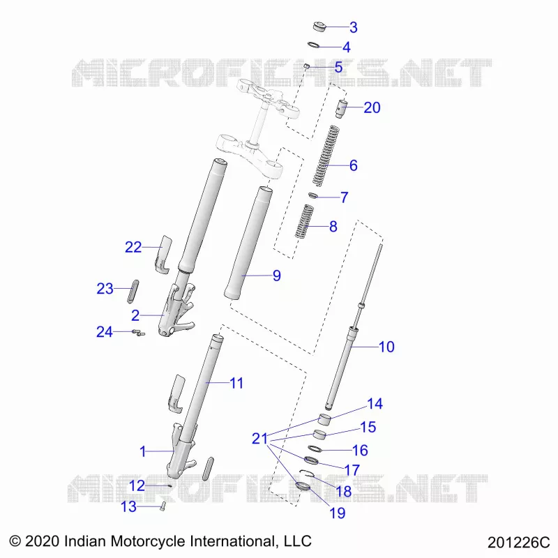 SUSPENSION AVANT FORKS