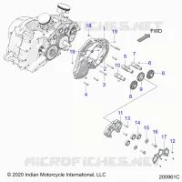 MOTEUR, CAM SHAFTS AND GEARS