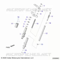 SUSPENSION AVANT FORKS