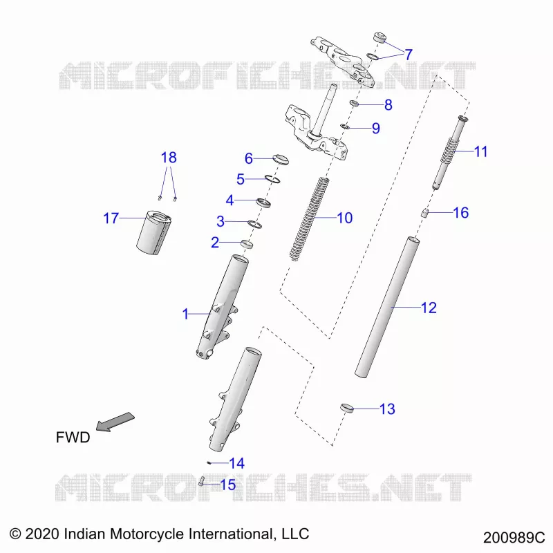SUSPENSION AVANT FORKS