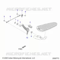 SYSTÃˆME DE TRANSMISSION, SHIFT PEDAL AND SHIFT LINKAGE