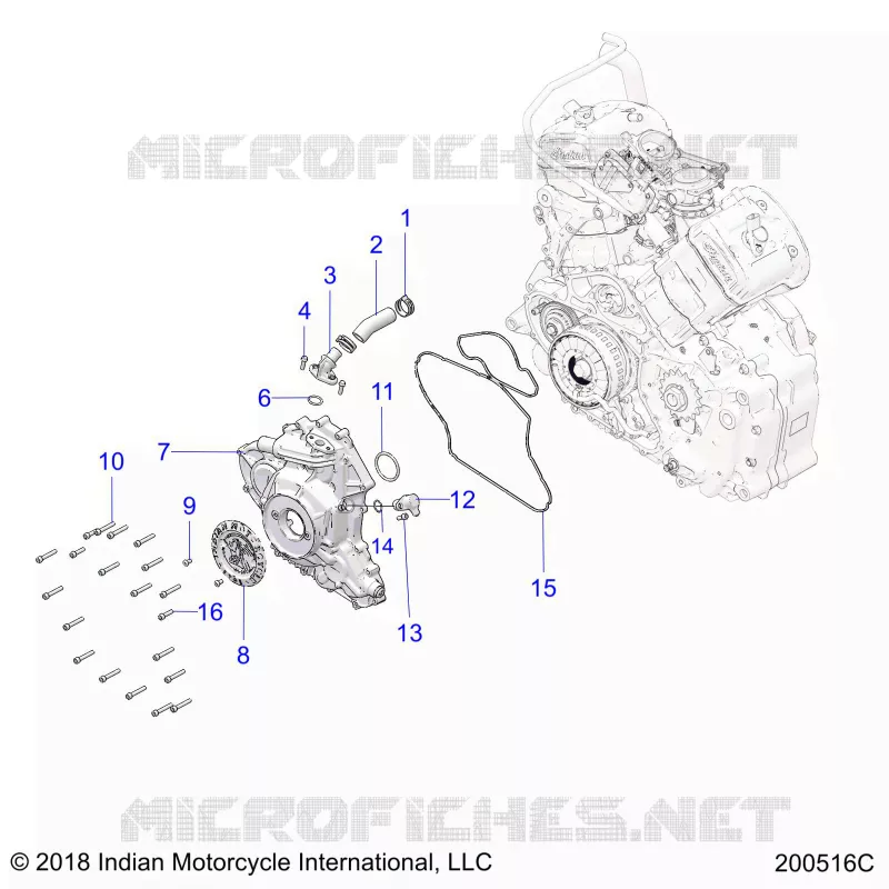 MOTEUR, STATOR COVER