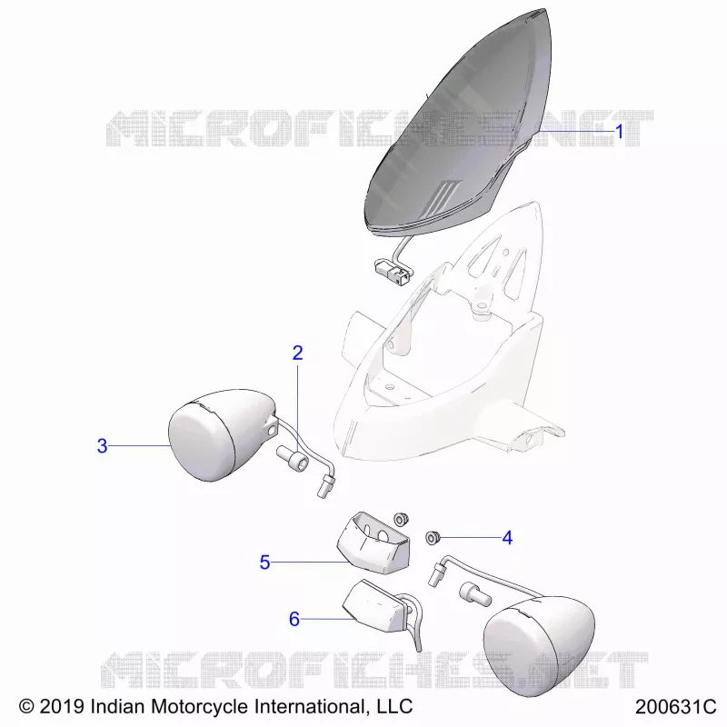 ELECTRICITE, TURN SIGNALS, REAR AND TAILLIGHT