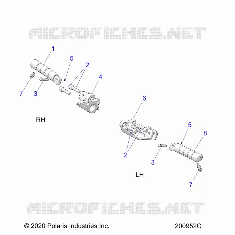 CHASSIS, FOOTPEGS