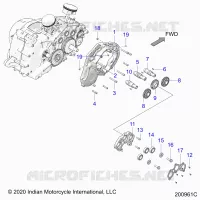 MOTEUR, CAM SHAFTS AND GEARS