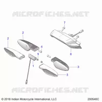 ELECTRICITE, REAR LIGHTING