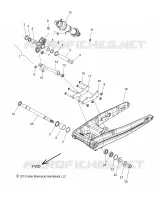 SUSPENSION ARRIERE ASM., SWING ARM AND SHOCK