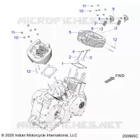 ENGINE, CULASSE ASM.